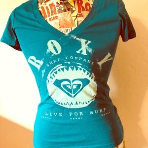 Roxy Surf Company V Neck Tee